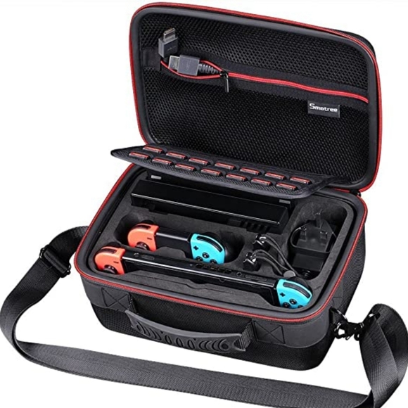 Smatree Carrying Case N500 for Nintendo Switch, Hard Shell Portable Travel Case - Picture 1 of 10
